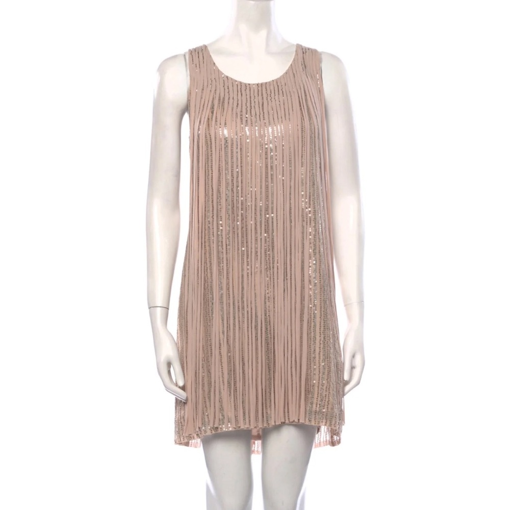 Parker Blush Sequin Shift Dress